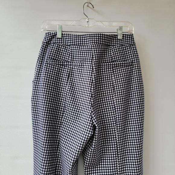 Avec Les Filles Black and White Checkered Flare Pants Size 6 High Waist Neutral - Picture 11 of 14
